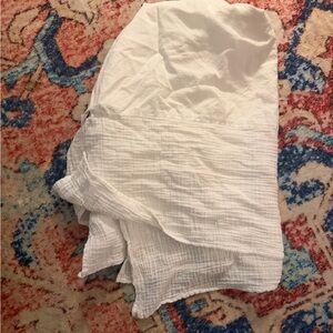 White Textured Fabric